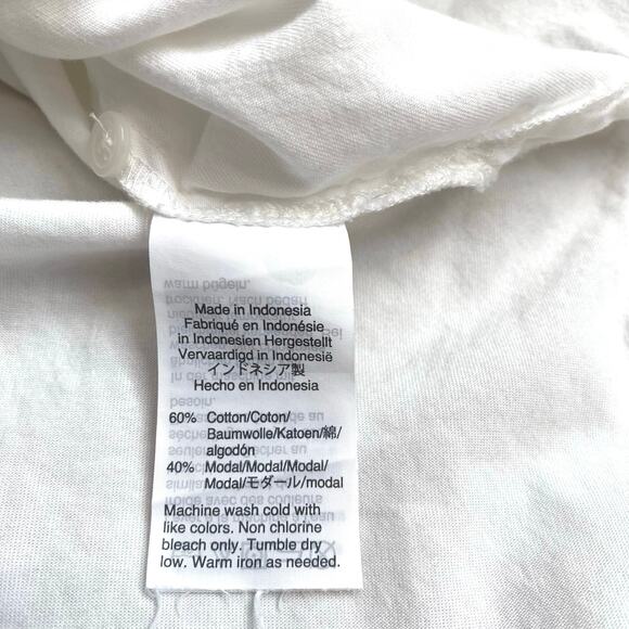 MADEWELL Long Sleeve Button Up Boyshirt‎ SZ M Oversized Classic Basic Minimalist - Picture 8 of 9